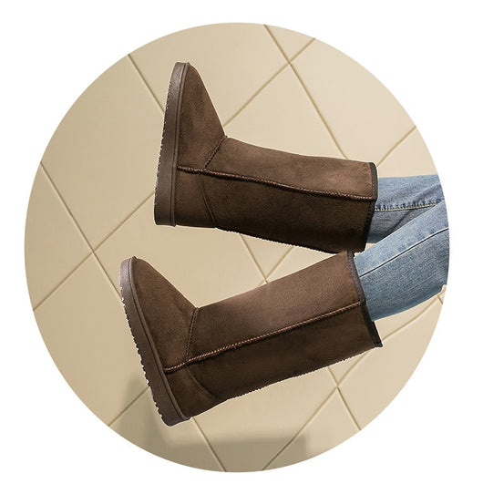 Botas de Nieve Altas para Mujer Estilo Europeo y Americano - Image 18