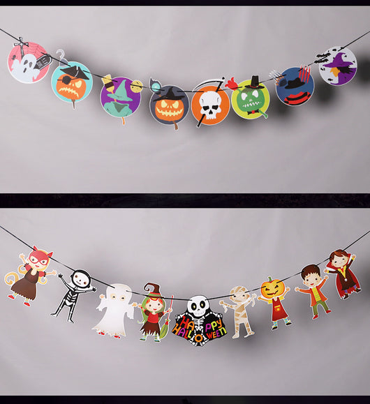 Guirnalda de Banderines con Diseños de Halloween — 3 m - Image 8
