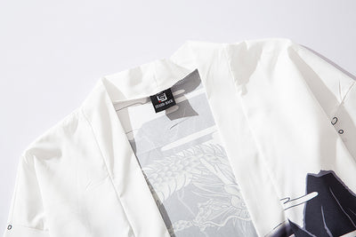 Cardigan Ukiyo-e con Diseño Pintado a Mano - Image 13