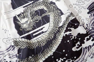 Cardigan Ukiyo-e con Diseño Pintado a Mano - Image 18