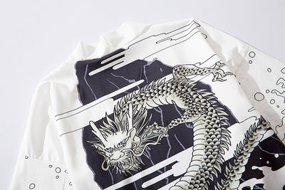 Cardigan Ukiyo-e con Diseño Pintado a Mano - Image 19