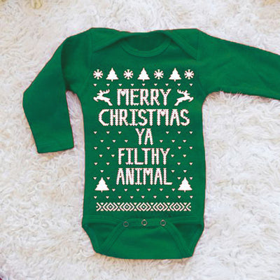 Enterizo Navideño con Alfabeto Inglés para Niños y Niñas - Image 10