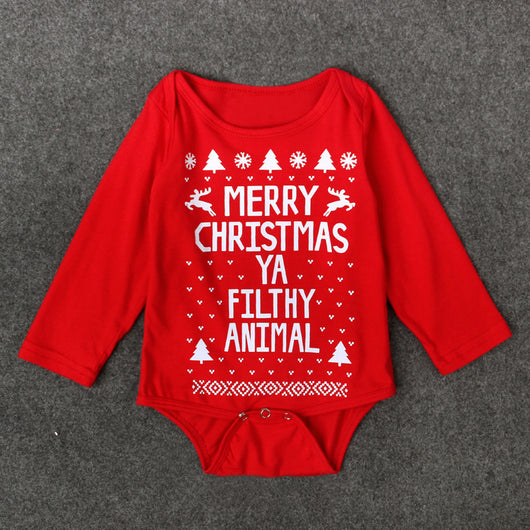 Enterizo Navideño con Alfabeto Inglés para Niños y Niñas - Image 11