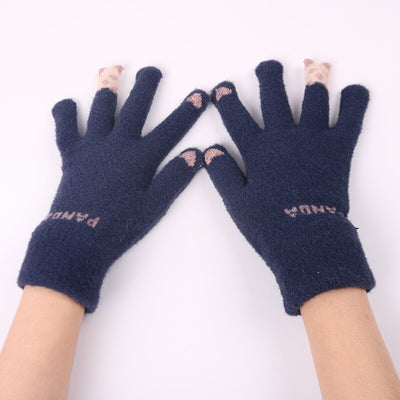 Guantes de Invierno para Mujer con Pantalla Táctil - Lana Sintética Gruesa y Calidez - Image 23