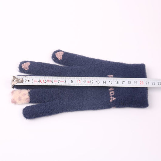 Guantes de Invierno para Mujer con Pantalla Táctil - Lana Sintética Gruesa y Calidez - Image 26