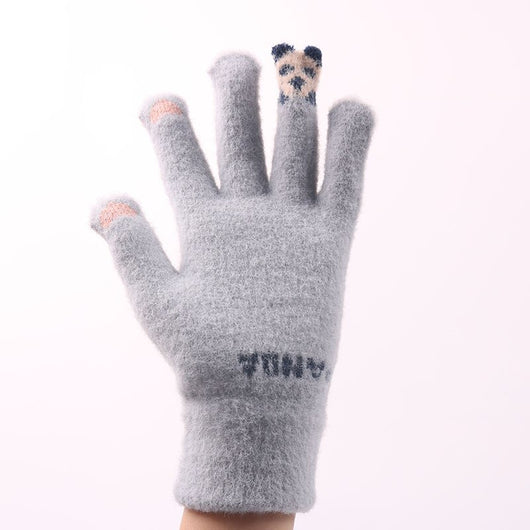 Guantes de Invierno para Mujer con Pantalla Táctil - Lana Sintética Gruesa y Calidez - Image 28