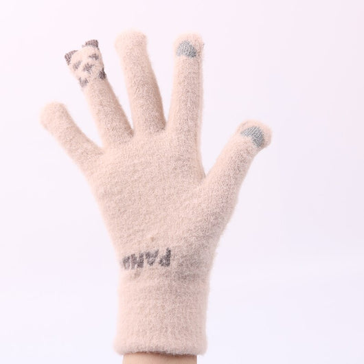 Guantes de Invierno para Mujer con Pantalla Táctil - Lana Sintética Gruesa y Calidez - Image 32