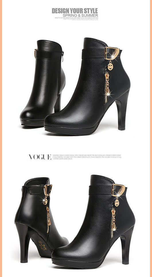 Botas de Cuero para Otoño Mujer - Image 7