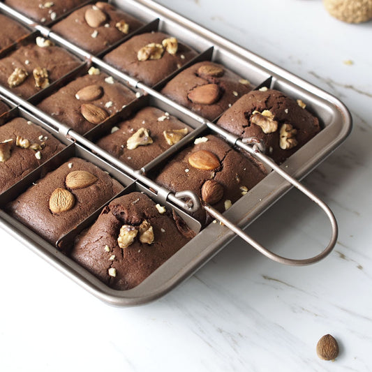 Molde Cuadrado para Brownies y Pasteles - Bandeja de Repostería Profesional