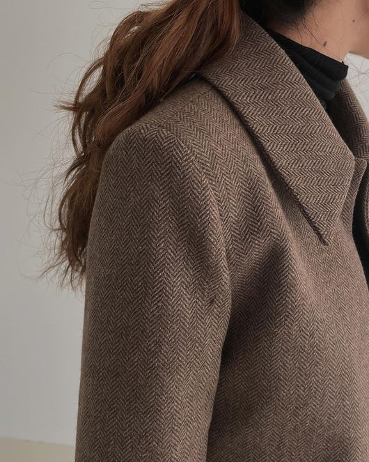 Blazer Sastre Cuadros Escoceses Lana Pura Cintura Alta Piernas Anchas - Image 15