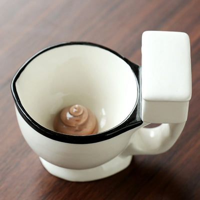 Taza de Cerámica Inodoro con Asa - Taza de Café Divertida para Regalos - Image 15