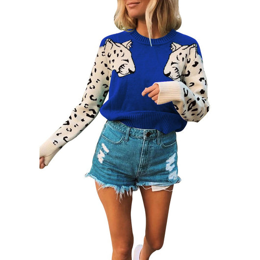 Suéter con Patrón Leopardo en Mangas - Image 25
