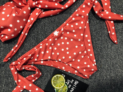 Bikini Estampado Lunares con Diseño Abierto Sexy - Image 18