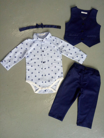 Chaleco y Pajarita para Niño Caballero Elegante - Image 32