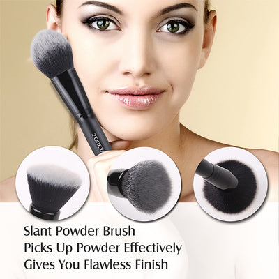 Set Profesional de 15 Brochas de Maquillaje ZOREYA - Image 9