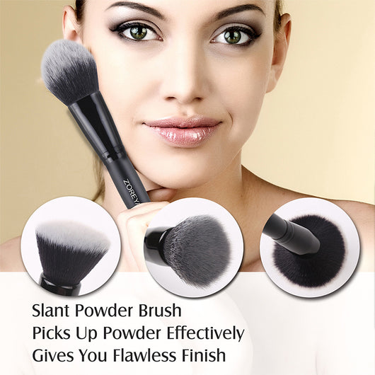 Set Profesional de 15 Brochas de Maquillaje ZOREYA - Image 9