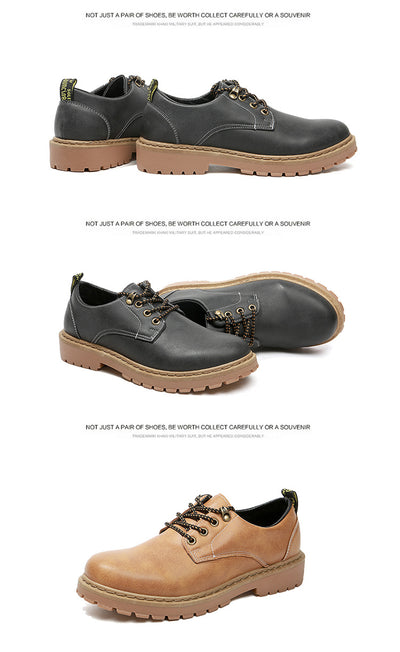 Botas Casuales Bajas de Trabajo - Zapatos Trendy Versátiles para Hombre - Image 14