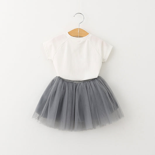 Conjunto Infantil Gato Adorable con Falda Abullonada y Detalles de Mariposa - Image 10