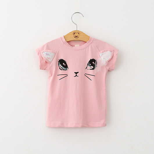 Conjunto Infantil Gato Adorable con Falda Abullonada y Detalles de Mariposa - Image 23