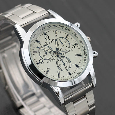 Reloj de Cuarzo para Hombre con Cristal Azul - Regalo de Moda Elegante - Image 2