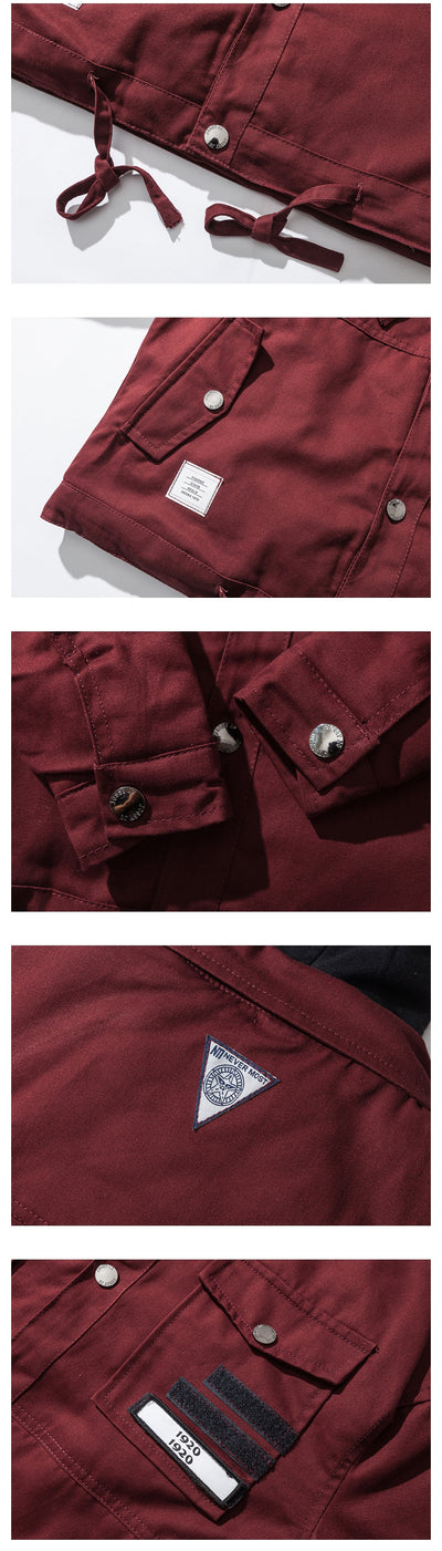 Abrigo de Algodón para Hombre con Capucha Desmontable - Image 15