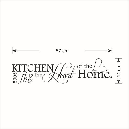Vinilo Decorativo La Cocina es el Corazón del Hogar - Adhesivo Removible DIY - Image 10