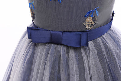 Vestido de Princesa Europeo Americano para Niñas - Disfraz de Concierto Piano - Image 15