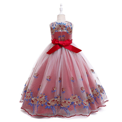 Vestido de Princesa Europeo Americano para Niñas - Disfraz de Concierto Piano - Image 20