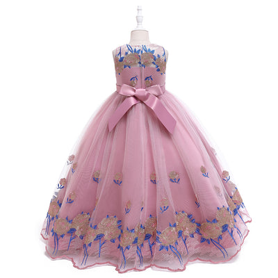 Vestido de Princesa Europeo Americano para Niñas - Disfraz de Concierto Piano - Image 28