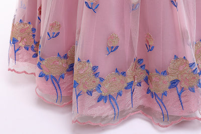Vestido de Princesa Europeo Americano para Niñas - Disfraz de Concierto Piano - Image 32
