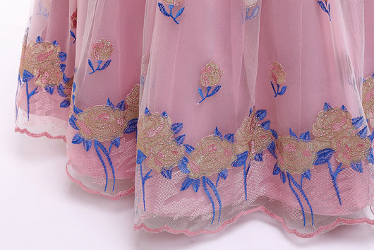 Vestido de Princesa Europeo Americano para Niñas - Disfraz de Concierto Piano - Image 32