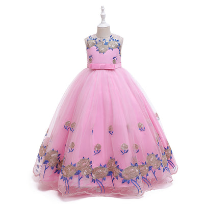 Vestido de Princesa Europeo Americano para Niñas - Disfraz de Concierto Piano - Image 35