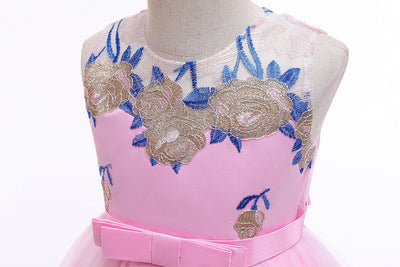 Vestido de Princesa Europeo Americano para Niñas - Disfraz de Concierto Piano - Image 37