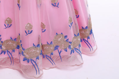 Vestido de Princesa Europeo Americano para Niñas - Disfraz de Concierto Piano - Image 40