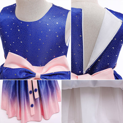 Vestido Infantil Elegante Estilo Internacional - Falda Larga para Celebraciones - Image 11