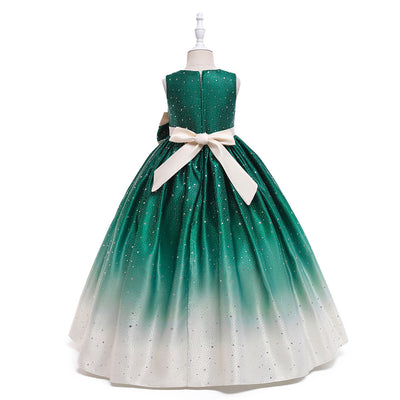Vestido Infantil Elegante Estilo Internacional - Falda Larga para Celebraciones - Image 22