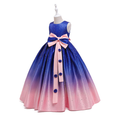Vestido Infantil Elegante Estilo Internacional - Falda Larga para Celebraciones - Image 28