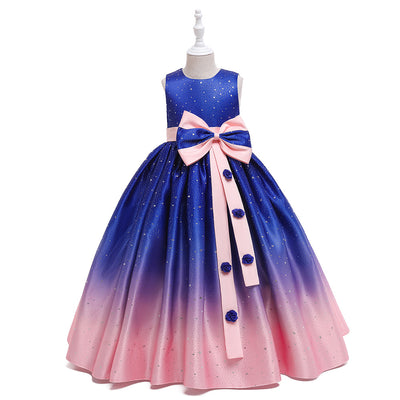 Vestido Infantil Elegante Estilo Internacional - Falda Larga para Celebraciones - Image 29