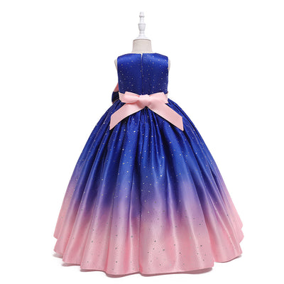 Vestido Infantil Elegante Estilo Internacional - Falda Larga para Celebraciones - Image 30