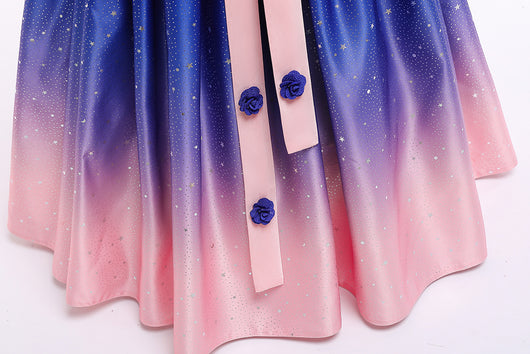 Vestido Infantil Elegante Estilo Internacional - Falda Larga para Celebraciones - Image 34
