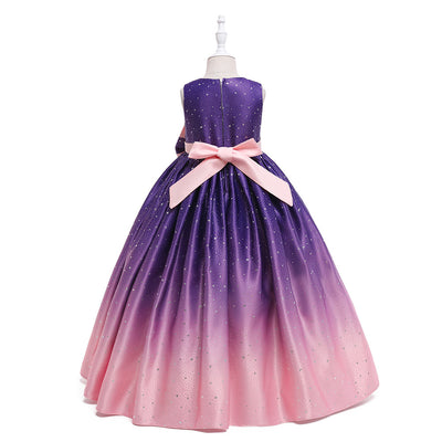 Vestido Infantil Elegante Estilo Internacional - Falda Larga para Celebraciones - Image 46