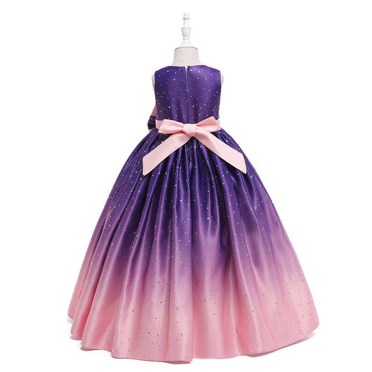 Vestido Infantil Elegante Estilo Internacional - Falda Larga para Celebraciones - Image 46