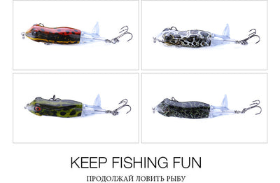 Rana Flotante Artificial 9cm con Hélice - Cebo Duro Premium para Pesca - Image 20