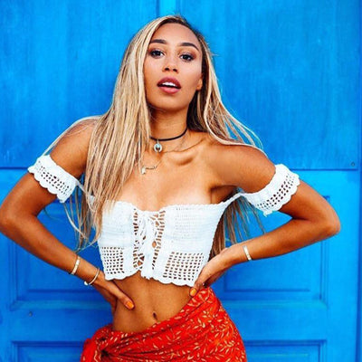 Top de Bikini de Crochet Estilo Bohemio y Versátil - Image 23