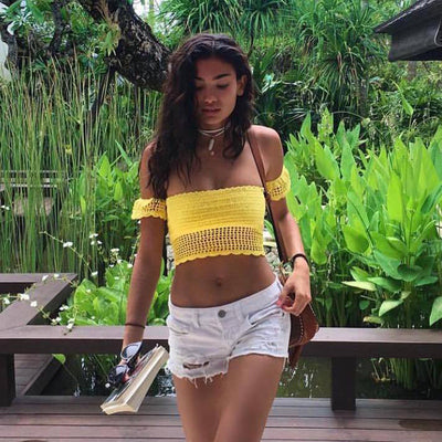 Top de Bikini de Crochet Estilo Bohemio y Versátil - Image 25