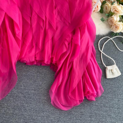 Blusa Elegante de Chifón con Volantes Superpuestos - Image 22