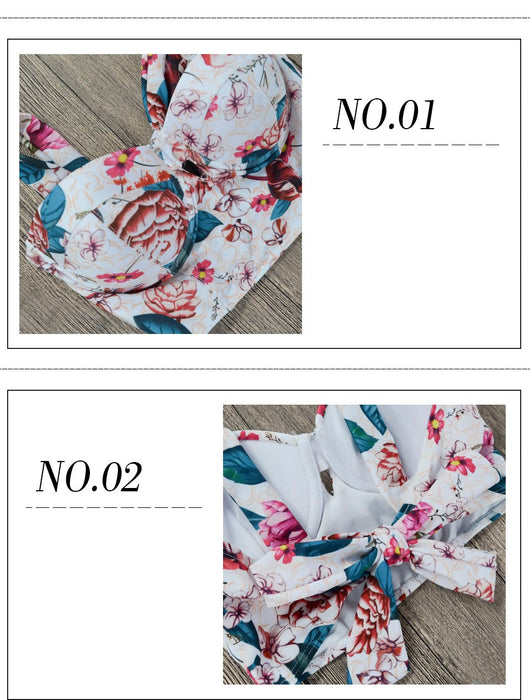 Bikini de Tres Piezas con Falda Floral, Armado y Efecto Reafirmante - Image 16