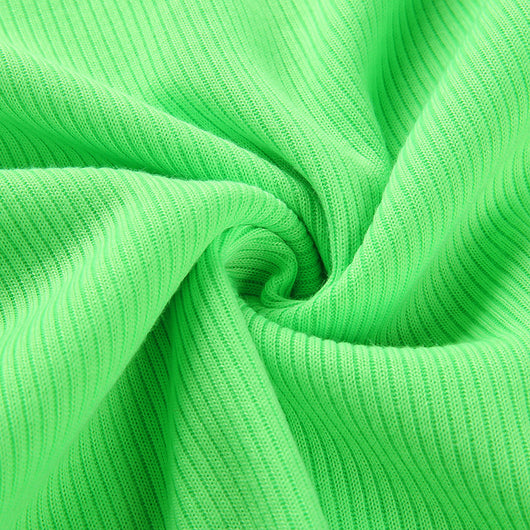 Suéter Acanalado de Color Sólido - Image 27
