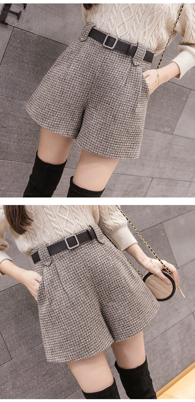 Shorts Plaid Cintura Alta Slim Fit - Efecto Adelgazante - Image 12