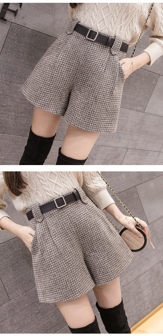 Shorts Plaid Cintura Alta Slim Fit - Efecto Adelgazante - Image 12